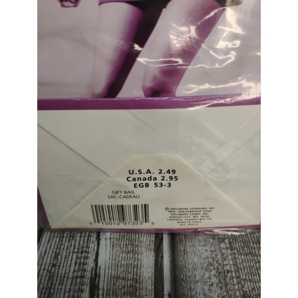 HALLMARK Wine GIFT BAGS  8 bags   Vintage Lady Dancing WINE LIQUOR New Old Stock